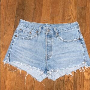 Levi 501 denim shorts